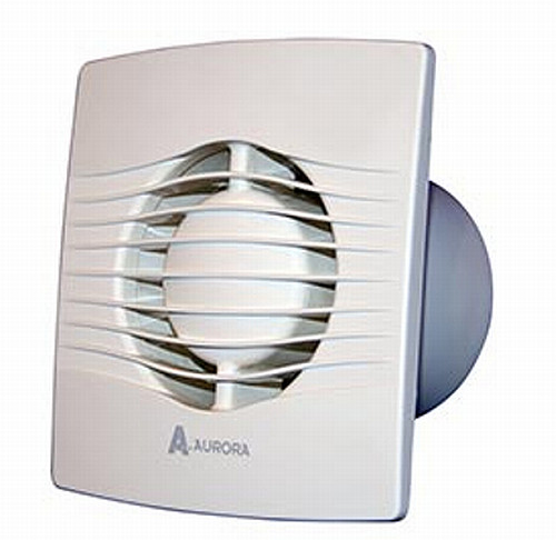 Ventilátor 150,időkapcs, vékony előlappal 300m3/h